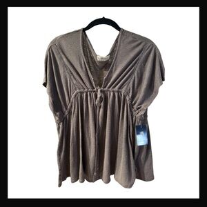Lucky Brand Linen Blend Top